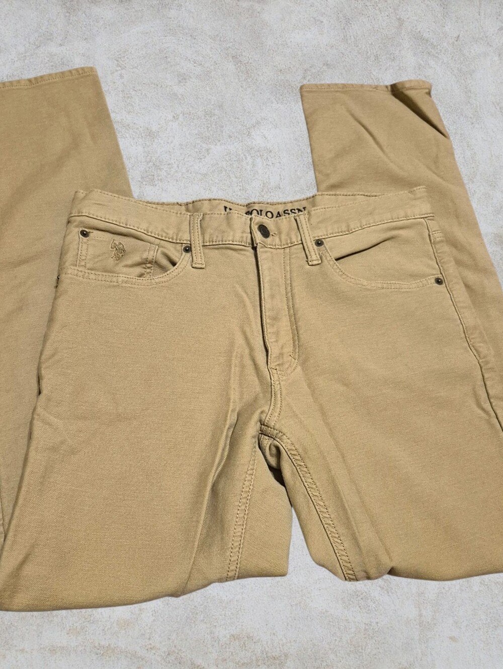 Mens Tan Pants U.S. POLO ASSN. Size 32x32 - Picture 2 of 3